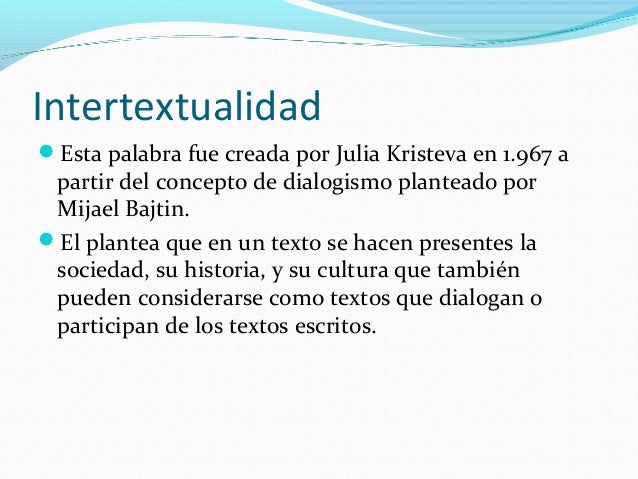 julia kristeva intertextualidad pdf